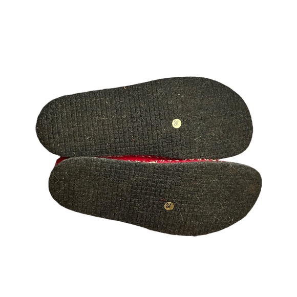 Sundance Red Wool Shoes with flowers handmade in Itally NIB - Picture 10 of 14